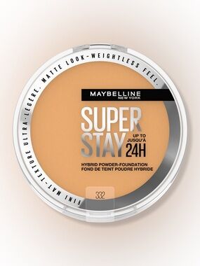 Maybelline New York Super Stay 24H Hybrid Powder Foundation in Shade 332